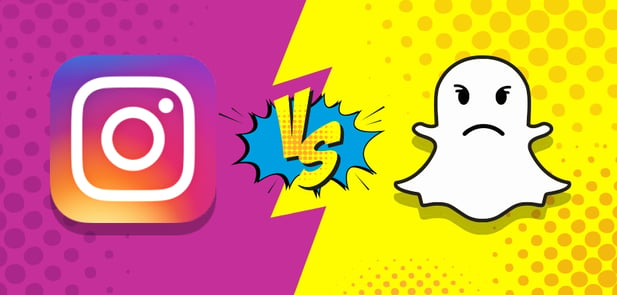 Combat entre Instagram et Snapchat